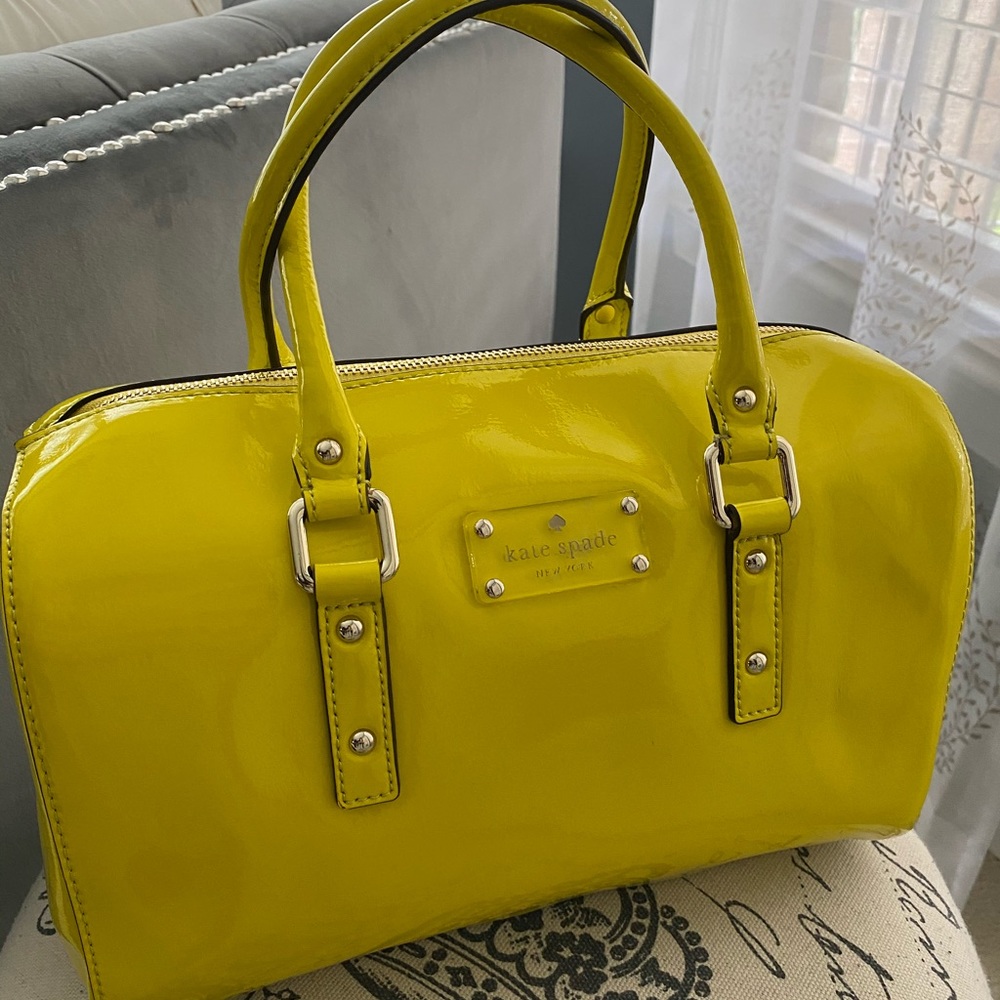 Authentic patent leather Kate Spade doctor bag